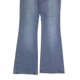 JORDACHE Womens Jeans Blue Regular Flared Denim Medium W30 L31 Button Closure