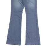 JORDACHE Womens Jeans Blue Regular Flared Denim Medium W30 L31 Button Closure