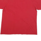 POLO RALPH LAUREN Mens Red Classic T-Shirt XL Short Sleeve V-Neck Cotton Blend