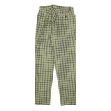 ELLE ET LYI Womens Regular Fit Black & Yellow Checked Trousers W30 L32 Stylish