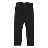 U.S. POLO ASSN Mens Jeans Black Regular Straight Denim W32 L31 Zip Cotton Blend