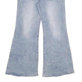 EMP Womens Jeans Blue Relaxed Flared Denim Light W36 L34 Stylish Casual