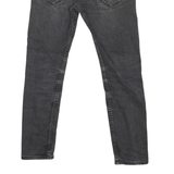 LEVI'S 512 Mens Jeans Black Classic Skinny Denim Medium W29 L26 Zip