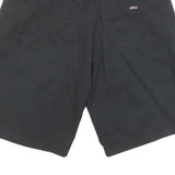 DICKIES Mens Black Casual Cotton Blend Shorts L W32 Workwear Pockets