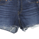 LEVI'S Womens Denim Blue Cut-Off Shorts XXS W23 Raw Hem Casual