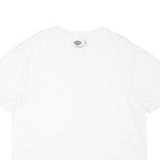 DICKIES Mens White Classic T-Shirt L Short Sleeve Crew Neck Plain Essential