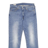 LEVI'S 514 BIG E Mens Slim Blue Denim Medium Wash W32 L30 Zip Skinny Jeans