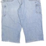 CARHARTT Mens Relaxed Blue Denim Light W44 L23 Workwear Zip Shorts