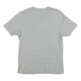 NIKE Mens Grey Crew Neck Short Sleeve Graphic T-Shirt M Cotton Blend