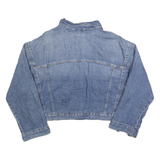 LEVI'S Womens Blue Denim Jacket M Cotton Classic Button Closure Casual Denim