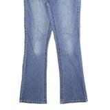 WALL FLOWER Womens Slim Blue Denim Slim Jeans W26 L30 Stylish Embroidered