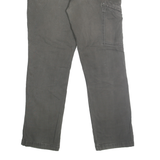 CARHARTT Mens Cotton Blend Relaxed Fit Black Trousers W32 L32 Workwear Utility