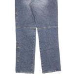 ARIZONA JEAN COMPANY Mens Regular Blue Denim Rinse W35 L35 Cargo Pocket Zip Fly