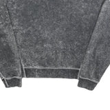 NIKE Womens Black Pullover Sweatshirt M Cotton Blend Crew Neck Vintage Style