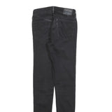 LEVI'S 710 Womens Jeans Black Slim Skinny Denim W26 L32 Stretch Zip Fly