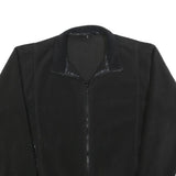 HELLY HANSEN Mens Black Jacket L Polyester Zip Up Plain Comfortable Casual