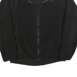 HELLY HANSEN Mens Black Jacket L Polyester Zip Up Plain Comfortable Casual