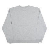 NAUTICA Mens Grey Crew Neck L Sweatshirt Cotton Blend Classic Logo Pullover