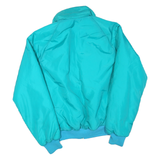 COLUMBIA Womens Blue & Pink Jacket M Polyester Blend Plain Zip Comfortable