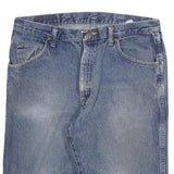 WRANGLER Mens Denim Shorts Blue XL W34 Classic Fit Cotton Blend Casual