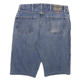 WRANGLER Mens Denim Shorts Blue XL W34 Classic Fit Cotton Blend Casual