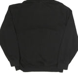 PUMA Womens Black Pullover Hoodie M Cotton Blend Casual Logo Sweatshirt