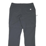 THE NORTH FACE Womens Black Polyester Blend Regular Zip Trousers W31 L31 Outdoor