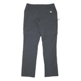 THE NORTH FACE Womens Black Polyester Blend Regular Zip Trousers W31 L31 Outdoor