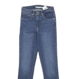LEVI'S 721 High Rise Skinny Womens Jeans Blue Slim Skinny Denim W24 L27 Stretch
