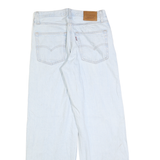 LEVI'S Womens Jeans Blue Relaxed Straight Denim Light W26 L30 Classic Casual