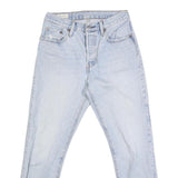 LEVI'S 501 Mens Jeans Blue Regular Straight Denim Light W30 L27 Classic Style