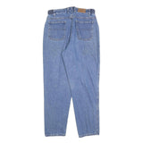 LEE Womens Blue Regular Fit Straight Cotton Denim W28 L26 Elasticated Waist Zip