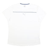PUMA Mens White Modern T-Shirt 2XL Short Sleeve Crew Neck Sportswear