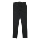 LEVI'S Womens Black Slim Skinny Denim Jeans W25 L29 Stretch Cotton Blend