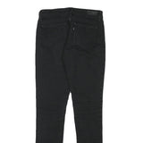 LEVI'S Womens Black Slim Skinny Denim Jeans W25 L29 Stretch Cotton Blend
