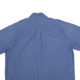 CARHARTT Mens Blue Cotton Blend Short Sleeve Shirt 2XL Workwear Casual