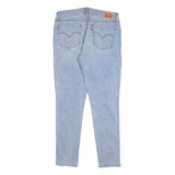 LEVI'S 711 Womens Jeans Light Blue Slim Skinny Denim W32 L32 Zip Cotton Blend