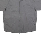 WRANGLER Mens Grey Shirt XL Cotton Blend Casual Workwear Button Up
