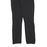 REGATTA Womens Black Slim Zip Polyester Blend Trousers W26 L32 Lightweight