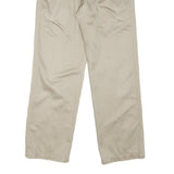 DOCKERS Mens Cotton Blend Beige Regular Straight Trousers W30 L29 Casual Smart