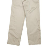 DOCKERS Mens Cotton Blend Beige Regular Straight Trousers W30 L29 Casual Smart