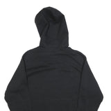 CHAMPION Mens Black Hoodie S Cotton Blend Pullover Lightweight Drawstring