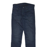 LEVI'S Mens Slim Blue Denim Dark Jeans W30 L31 Classic Cotton Blend Zip
