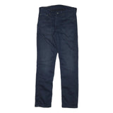 LEVI'S Mens Slim Blue Denim Dark Jeans W30 L31 Classic Cotton Blend Zip