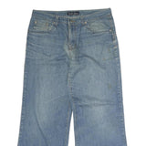 ICEKEKI JEAN Mens Jeans Blue Regular Wide-Leg Denim Medium W32 L27 Classic