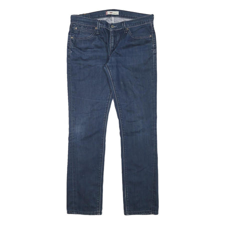 LEVI'S 491 Womens Jeans Blue Slim Skinny Denim W32 L31 Classic Cotton Blend