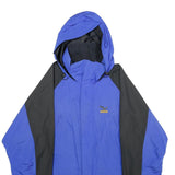 SALEWA Mens Blue & Black Outdoor Jacket M Polyamide Plain Zip Hooded