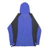 SALEWA Mens Blue & Black Outdoor Jacket M Polyamide Plain Zip Hooded