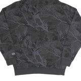 CHAMPION Mens Black Pullover Hoodie S Cotton Blend Casual Streetwear