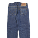 LEVI'S 501 Mens Blue Regular Straight Denim Stone Wash W31 L26 Classic Jeans